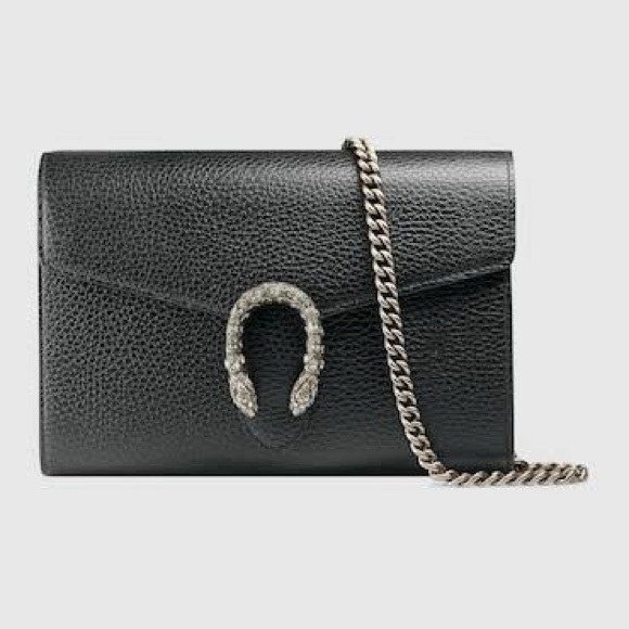 Gucci Dionysus Leather Chain Wallet - Picture 1 of 8